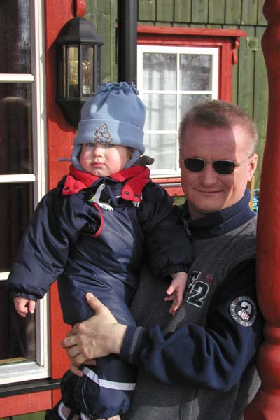 Hyttebesøk fra Tyskland - April 2005