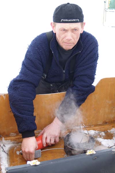 Hyttebesøk fra Tyskland - April 2005