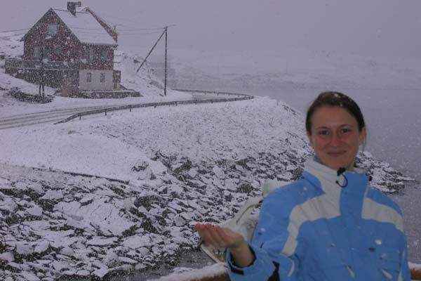 Hyttebesøk fra Tyskland - April 2005