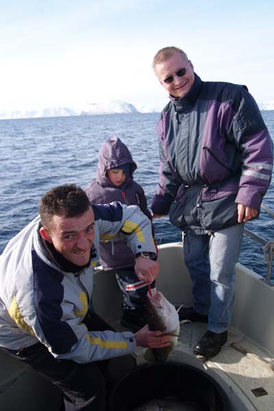 Hyttebesøk fra Tyskland - April 2005