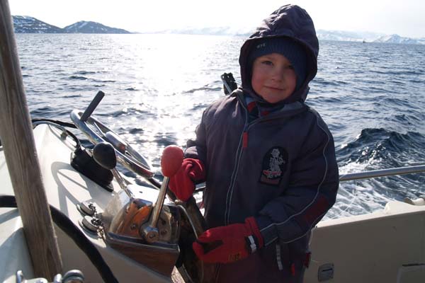 Hyttebesøk fra Tyskland - April 2005
